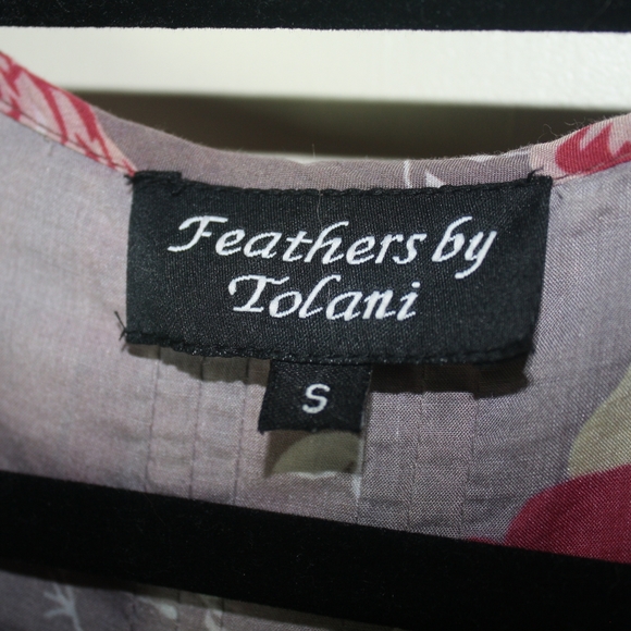 Feathers by Tolani Monique Peach boho dress 100% modal size small - Picture 4 of 6